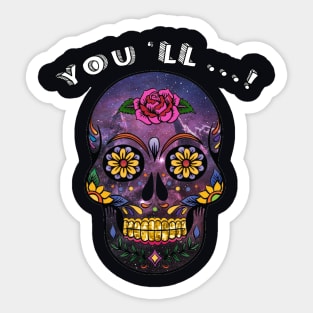 day of the death Sticker